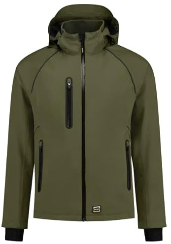 Tricorp 402018 Workwear Tech Shell, 100% Polyester, 145g/m², Schwarz, Größe L