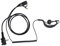 Sarcia VX-261 Ohrhörer, G-Form, Headset mit PTT-Mikrofon für Motorola Yaesu Vertex Standard Radio VX-261 EVX-261 VX-230 VX-231 VX-298 VX-350 VX-351 VX-180 EVX-5 EVX-5 31 Wallet kie Talkie 2-Wege-Radio
