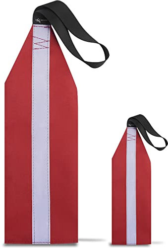 Bandera de viaje de seguridad grande para kayak (2, pequeño)