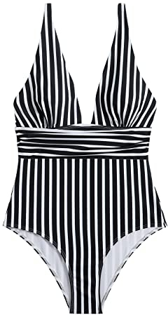 Singular-Point Swimwear with Bra Support Women's One-Piece Swimsuits Swimwear with Bra Support J Cup Swimsuit Ladies Padded Cups One Piece Bikini for Women Black