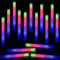 ZHFEIIRU 42pcs Varillas de Espuma Iluminadas, Bastones de luz LED, Barras Luminosas Fluorescentes, 3 Modos, Colorido Intermitente LED estroboscópico para conciertos, Fiestas y Eventos (42Pcs)