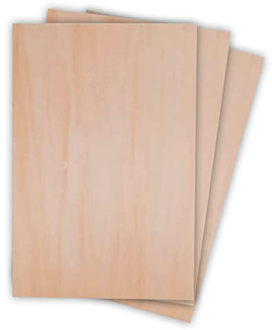 Tradineur - Lámina/Chapa de madera - Fabricado en España - Ideal para manualidades - Resistente - 80 x 50 x 0,3 cm