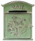 Cassetta Delle Lettere Da Esterno Cassetta Postale Cassetta Delle Lettere Di Babbo Natale Condominiali, Inglese Da Parete Vintage Per Esterni Per La Posta Pacchi, 27 x 10.5 x 31.2 CM Antica