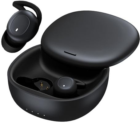 Damipow Wireless Sleep Earbuds, Invisible Sleep Earphones Noise Blocking, Bluetooth Mini Noise Cancelling Sleeping Earbuds for Side Sleepers, Tiny Hidden Sleepbuds for Insomnia, Snoring (L29N-3)