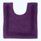 Homescapes Premium WC-Vorleger lila, Baumwoll-Badematte 50x55 cm mit Wende-Design, WC-Teppich mit Ausschnitt