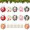 12 Colgantes para Árbol de Navidad - Decoración de Alce, Reno y Madera - Adornos Navideños