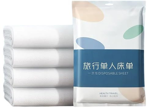 MEAKTSMI Einweg Bettwäsche Sets Aus Vliesstoff Ideal Für Ferienunterkünfte Geschäftsreisen Und Den Bedarf Haushalt