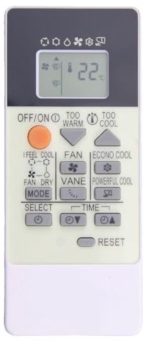 RU18A Telecomando di ricambio per condizionatore d'aria Mitsubishi MSZ-DM25VA-E1 MSZ-DM25VA-ER1 MSZ-DM35VA-E1 MSZ-DM35VA-ER1 MSZ-DM25VA MSZ-DM35VA MSZ-HJ25A MSZ-HJ35VA MSZ-HJ25VA
