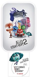 Canon Zoemini 2 Disney PIXAR Alles Steht Kopf 2 Mini Fotodrucker mobil tragbar unterwegs Hosentasche (Fotodruck 5x7,6 cm, kabelllos, für Smartphone + Tablet, Akku, Bluetooth) [+ 10er ZINK Druck-Set]