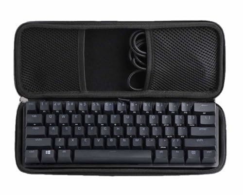inDomit Hard Protective Travel Case Replacement Compatible with Razer Huntsman Mini 60% Gaming Keyboard/Razer BlackWidow V3 Mini/Huntsman Mini 60% Analog