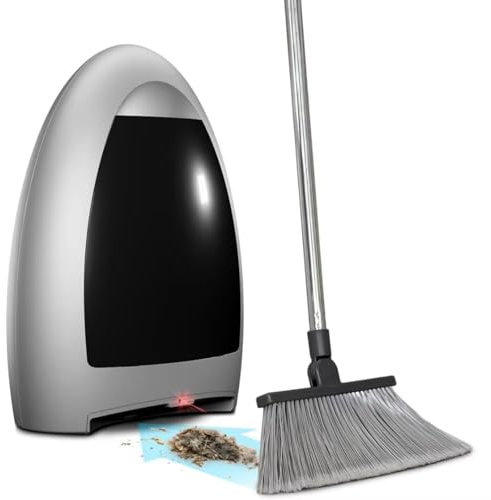 Recogedor automático de vacío Pro Touchless – 1400 W ultra rápido y potente – ideal para barrer el pelo de mascotas, alimentos, suciedad, cocina, aspiradora con cable, sin bolsa, sensores automáticos