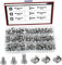 ULTECHNOVO Cage Nuts Rack Mount Screws Nuts Computer Server Rack Mounting Screws in Boxes