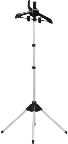 Goshyda Pista de Prenda Planchada, Estante de Ropa de Vapor Ajustable de Altura Plegable, Soporte para Perchas de Vapor para Secar y Planchar Prendas (Estilo 1)