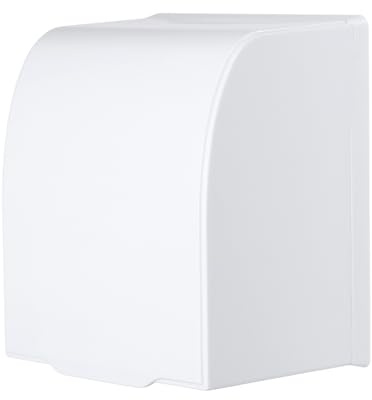 PATIKIL Outlet Cover Box, 4.41 x 3.94 x 2.8 Inch Transparent Plastic Outdoor Outlet Cover Electrical Plug Protector Waterproof for 86 Type Switches, White