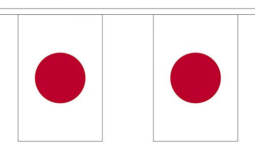 Flagtex Banderines Japón (10 Banderas) 3m