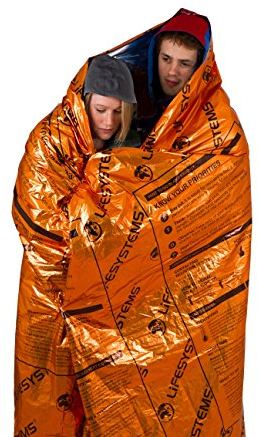 Lifesystems Heat Shield Notfall-Wärmedecke zum Wandern, Bergsteigen und Überleben im Freien - Double