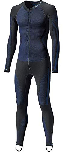Held Motorrad-Unteranzug, Kombi-Unteranzug Race Skin II Unteranzug 1-TLG. schwarz/blau M, Herren, Sportler, Ganzjährig, Textil