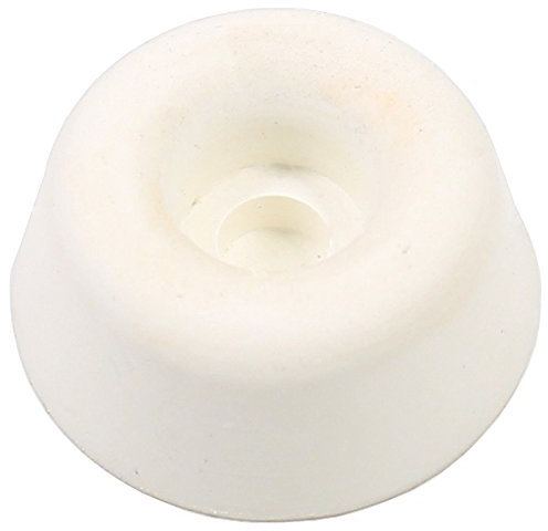 Pack of 10 White 22mm Rubber Toilet Seat Buffer Pads