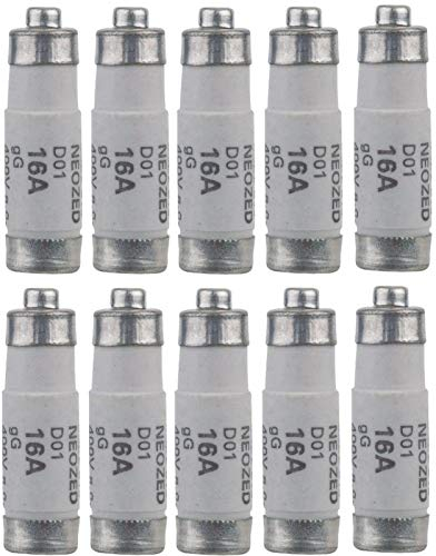 SIEMENS - x10 Stück NEOZED-Sicherungseinsatz 400V gL/gG 16A