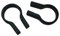 KlickFix Schellen f. Lenkeradapter 22-26mm 10er Polybeutel schwarz Fahrrad