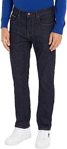Tommy Hilfiger Jean Homme Core Straight Denton Stretch, Bleu (Ohio Rinse), 29W / 30L