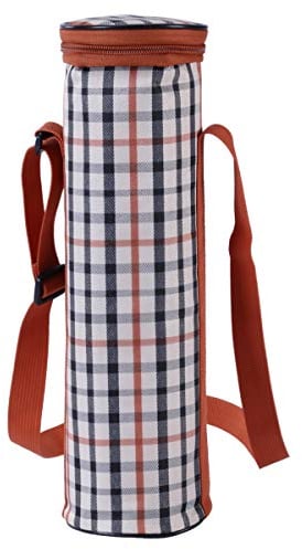 Leberna Wine Cooler Bag Insulated Bottle Carrier Bag for Picnic,Travel,Beach Yellow 1.5L