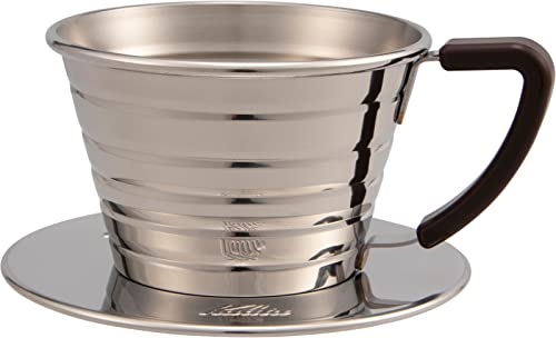 Kalita Wave Series Wave Dripper 155 [Für 1 bis 2 Personen] #04151, Braun (Bronze)