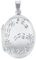 Amor Motivanhänger 925 Sterling Silber Damen Anhänger, 2,9 cm, Silber, Kommt in Schmuck Geschenk Box, 2023072