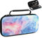TiMOVO Tasche Kompatibel mit Nintendo Switch OLED Modell 2021 & Switch, Hartschalen Aufbewahrung mit 10 Spielkartenhaltern Switch Konsole Zubehör Dauerhafte Tragetasche Hülle Case, Sternwolke