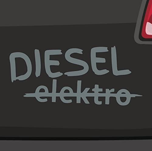 Elektro Nein Danke Aufkleber -6 Größen 21 Farben- Diesel Kraftstoff Umwelt Auto