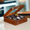 Royal Craft Expertise Uhrenbox aus Holz für Herren – Uhrenvitrinen für Herren | Uhrenboxen aus Holz für | Uhrengehäuse aus für Herren mit Fächern | Uhren-Organizer (Dark brown-six room)