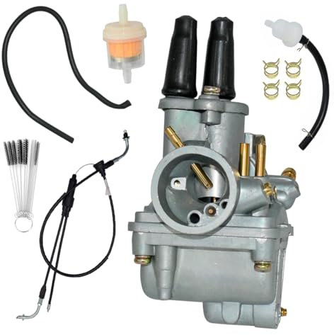 Cylinman PW80 Carburetor with Throttle Gas Cable Fit for PW 80 PW80 Y-Zinger Yzinger Dirt Pit Bike 1985-2006 Carb