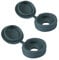 80 x Dark Grey Fold Over Plastic Hinged Screw Caps / 17mm Large Cups & Covers
