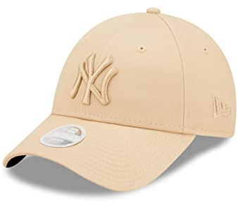 New Era New York Yankees MLB League Essential Beige 9Forty Adjustable Women Cap - One-Size