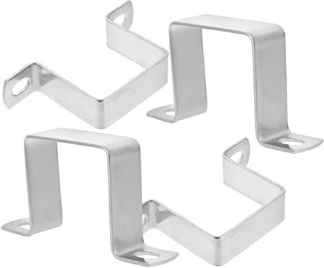 4pcs Square Tube Buckle Hose Holder Stand Square Stand Vacuum Stand Strap Clamp Square Holder U Bracket U Clip Clamps U Brackets 304 Stainless Steel Right Angle Tool