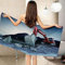 Buohwiwe Bagger Strandtuch 80x160 cm, Weich Schnell Trocknen Microfaser Handtücher, 3D Strandhandtuch Bagger Strandtücher Badetuch Strandlaken Handtuch Herren Frauen Badetücher