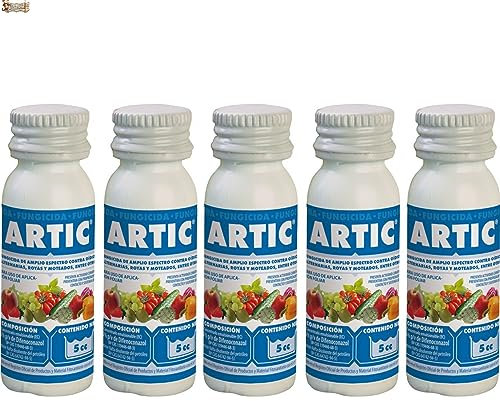BricoLoco.com Fungicida sistémico amplio espectro contra oídios, alternarías, royas, moteados, etc ¡¡¡PACK 5 uds.!!! Aplicación foliar. Actividad curativa y preventiva. (5)