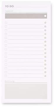 To Do. | 50 Listen für Organisation und Strukturierung | Notizblock To Do | beige | To Do Block | To Do Liste | Teachers Loft