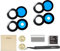 iStable 2er-Pack Kamera Glas Kompatibel mit OnePlus Nord 2 5G Kameraglas Linse Ersatz Original vollständiges Reparatur-Ersatzset mit Werkzeugen