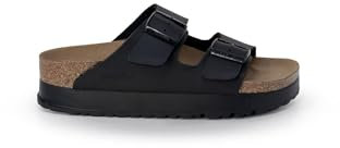 Birkenstock Ciabatte Arizona PAP Flex Platform Nere da Donna 41