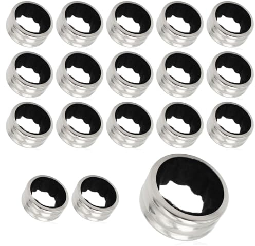 HZAOPZE 18 PCS Anello Salvagoccia, Anello Antigoccia in Acciaio Inox, Anello Salvagocce da Vino, Riutilizzabile Anello Salvagoccia Vino, per Essere Utilizzato in Barre, Ristoranti e Case