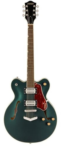 Gretsch G2622 Streamliner Center Block Double-Cut V-Stoptail Green - Halbakustik Gitarre
