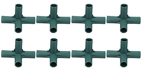 Qukaim Lot de 8 joints de support de plantes 5 voies pour serre