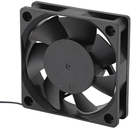 60mm PWM Fan, 3000RPM PBT Dual Ball Bearing Cooling Quiet Computer Case Fan, 4 Pin PWM Intelligent Temperature Control PC Case Fan for PC