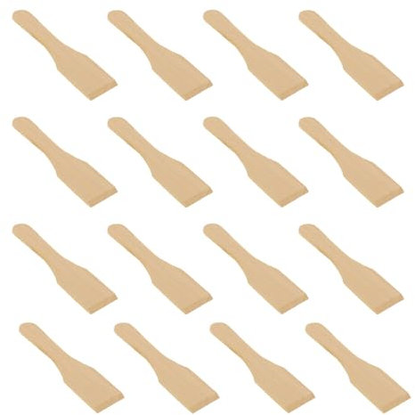 Kosmosta Spatule à raclette en bois pour poêles antiadhésives | Ensemble d'ustensiles de cuisson | Ustensiles de cuisine et gadgets – Excellent ustensile de cuisson pour la cuisine