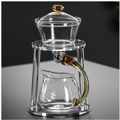 ALturN Glastassen, Kaffeetassen aus Glas, hitzebeständiges Glas, halbautomatisches Teeset, Kung-Fu-Teetasse, Heim-Lazy-Kreativ-Teebereiter