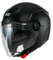 Casco Moto Jet Gafa Solar Integrada Policarbonato Alta Resistencia Ventilación Óptima Interior Desmontable Lavable Homologación - Negro Mate, L