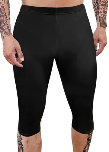 FEOYA Jammer Maillot de bain pour homme à séchage rapide Short de bain Short de bain Short de bain pour la plage, le surf, le fitness, Noir , L
