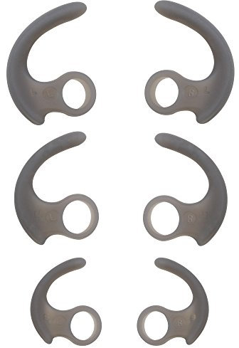 ALXCD Silicone Earhooks Compatible with Sony MDR-XB510AS MDR-XB50BS Sports Headphone,SML 3 Pair Replacement Soft Silicone Earbud Hooks, Compatible with Sony MDR-XB50BS MDR-XB510AS Headphone（Gray