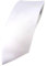 TigerTie Herren Krawatte – Klassische 7,5 cm Krawatte in weiss einfarbigem Design, ideal für Geschäftstermine, festliche Anlässe und die Freizeit